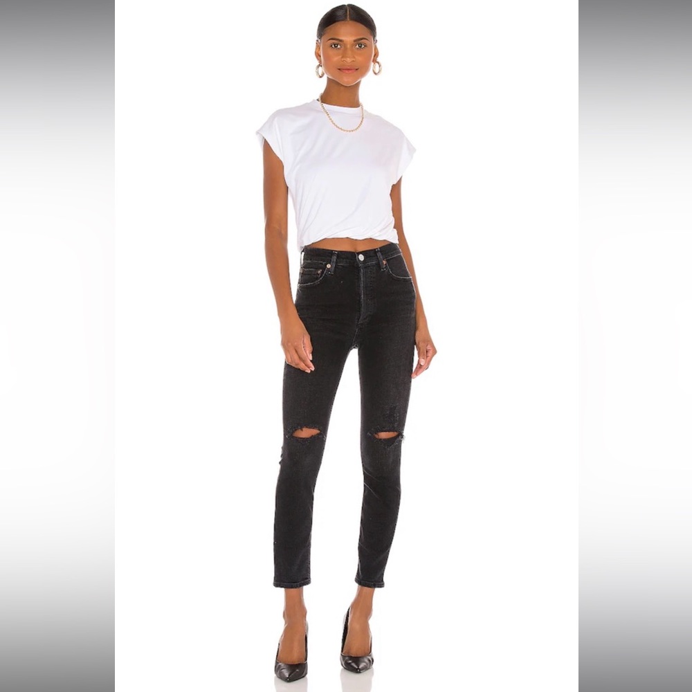 Agolde Nico High Rise Slim in Cassette